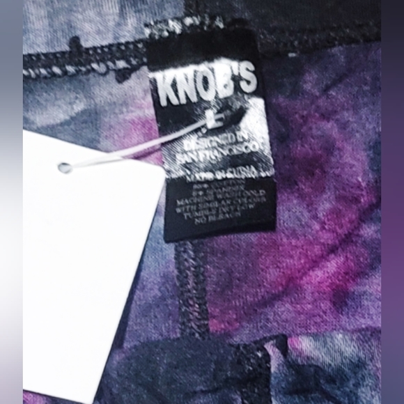 NWT | Knob's | Dark Purple Tie Dye Boxer Trunk Underwear | Size: L - Picture 3 of 3